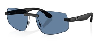 Ray-Ban Sonnenbrille RB4475 (Glasfarbe: Polarisiert S Blau) schwarz - 1 Brille